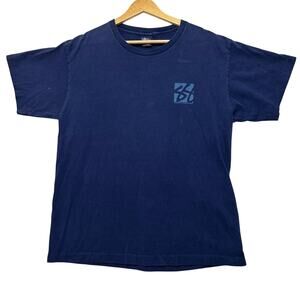 VTG 90's Stussy Graphic Short Sleeve Cotton T-Shirt Navy Blue L